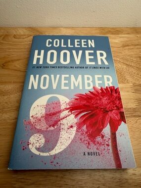Colleen Hoover "November 9" Paperback Book- A Novel
